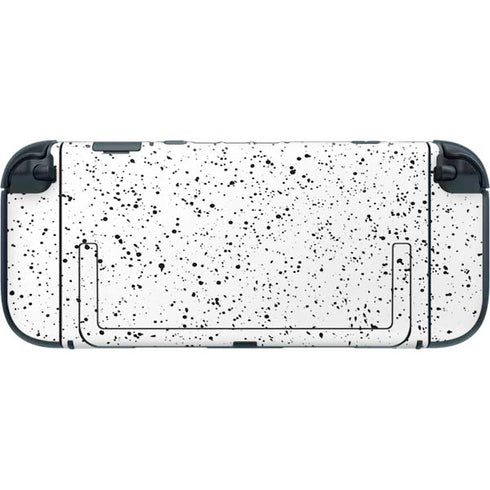 White Speckle Nintendo Switch 2 (2025) with Joy-Con Skin